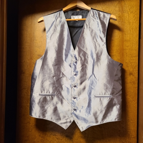 Vesuvio Napoli Silver Vest sz men's  M - Picture 1 of 5